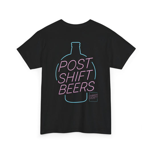 Post Shift Beers Heavy Cotton T-Shirt